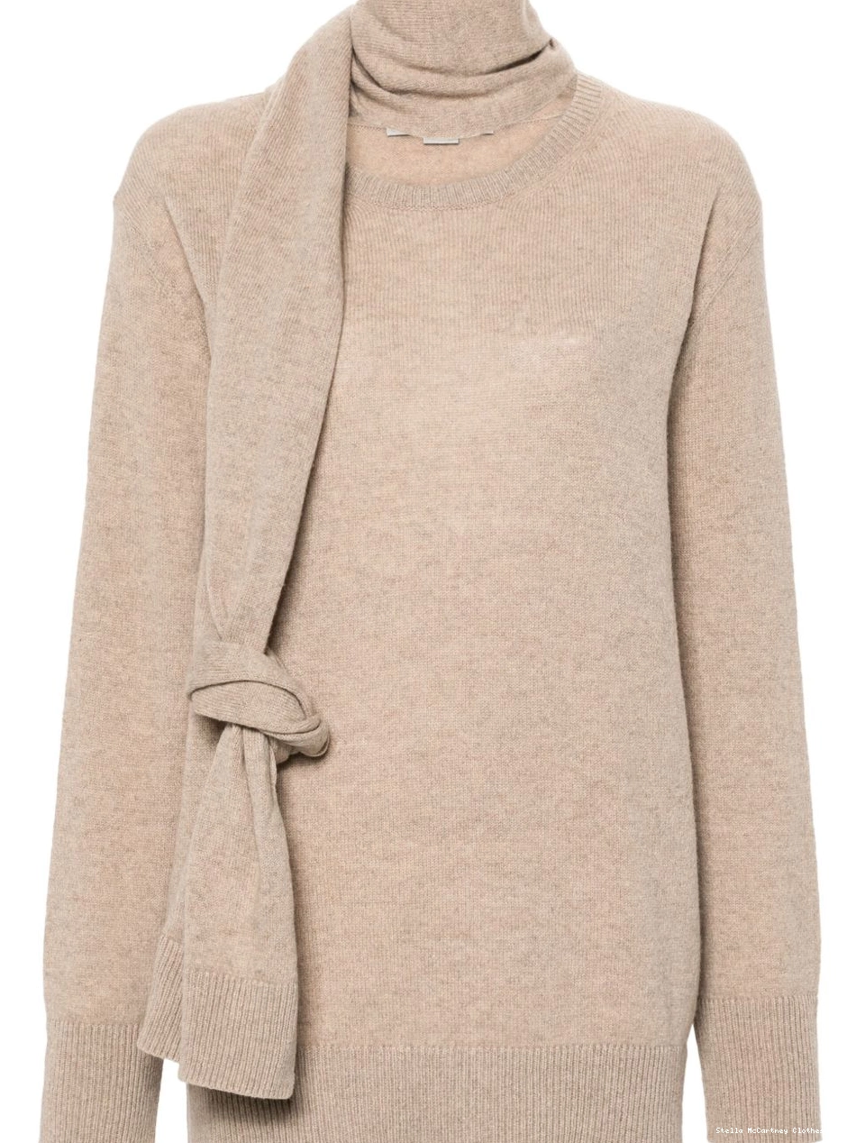 Affordable sash-detail Women McCartney cashmere-blend jumper Stella 0720